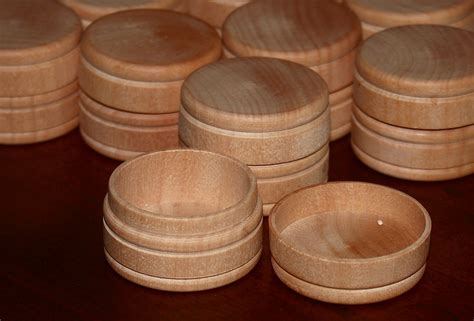 small round boxes with lids